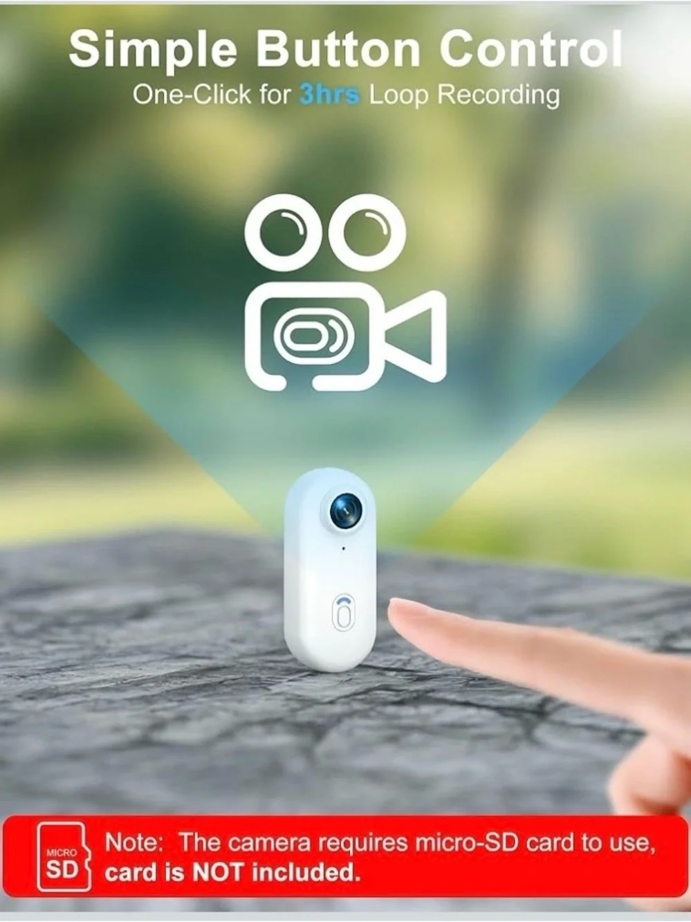 NEW - Cat Camera Collar with Phone APP, 1080P HD Video Recording, XS/M-Size Pet